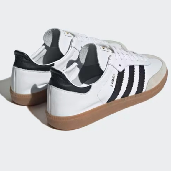Samba Decon Adidas New White & Black Sneakers 7.5M/8.5W - Picture 7 of 8